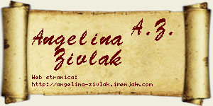 Angelina Zivlak vizit kartica